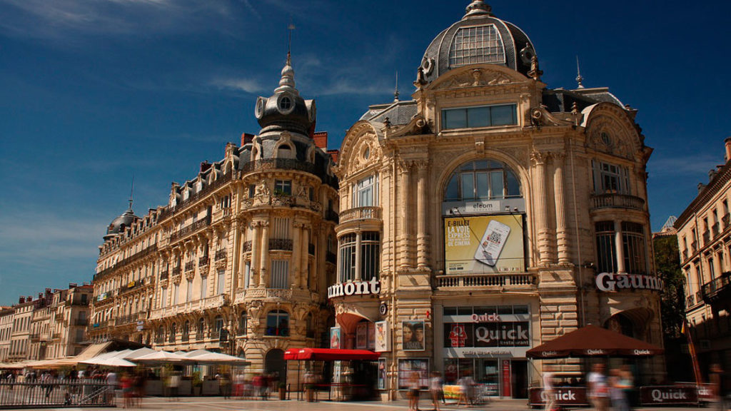 Cidade de Montpellier na França