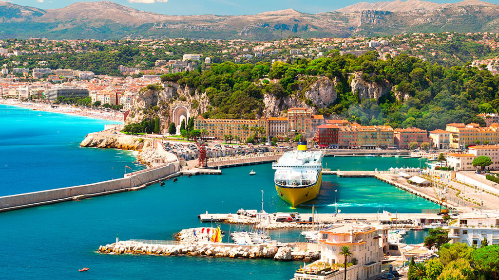 Cidade de Nice na França